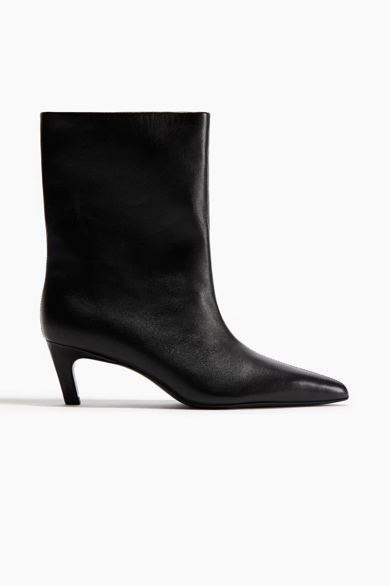 Botines de piel - Negro - MUJER | H&M ES | H&M (FR, IT, ES, PT, BE)