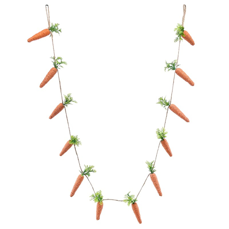 Homespun Easter Carrot Garland, 72" | At Home