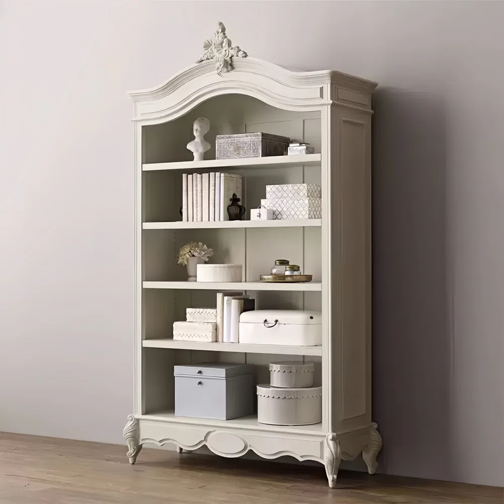 French Light Luxury Solid Wood Display Cabinet | Wayfair North America