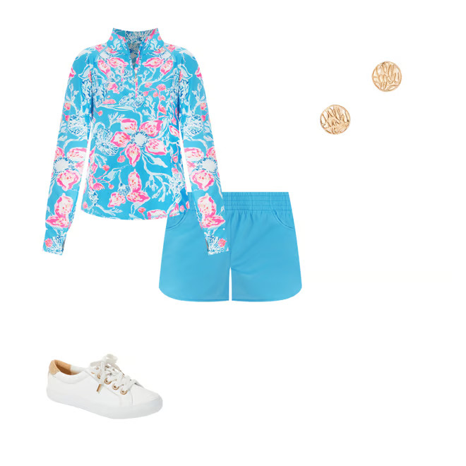 UPF 50+ Luxletic 4" Backcourt Short | Lilly Pulitzer | Lilly Pulitzer