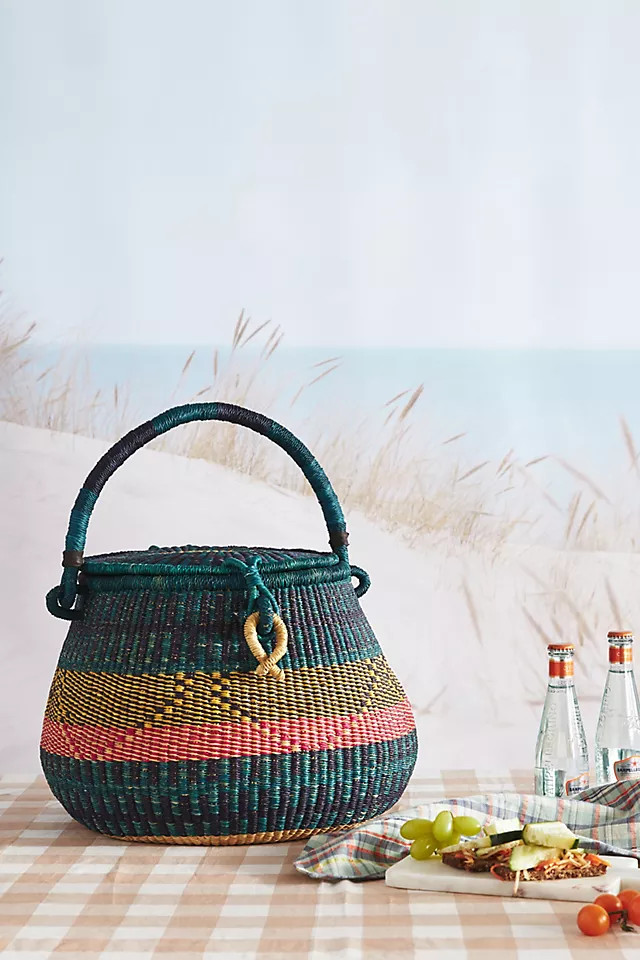 Greensward Picnic Basket | Anthropologie (US)