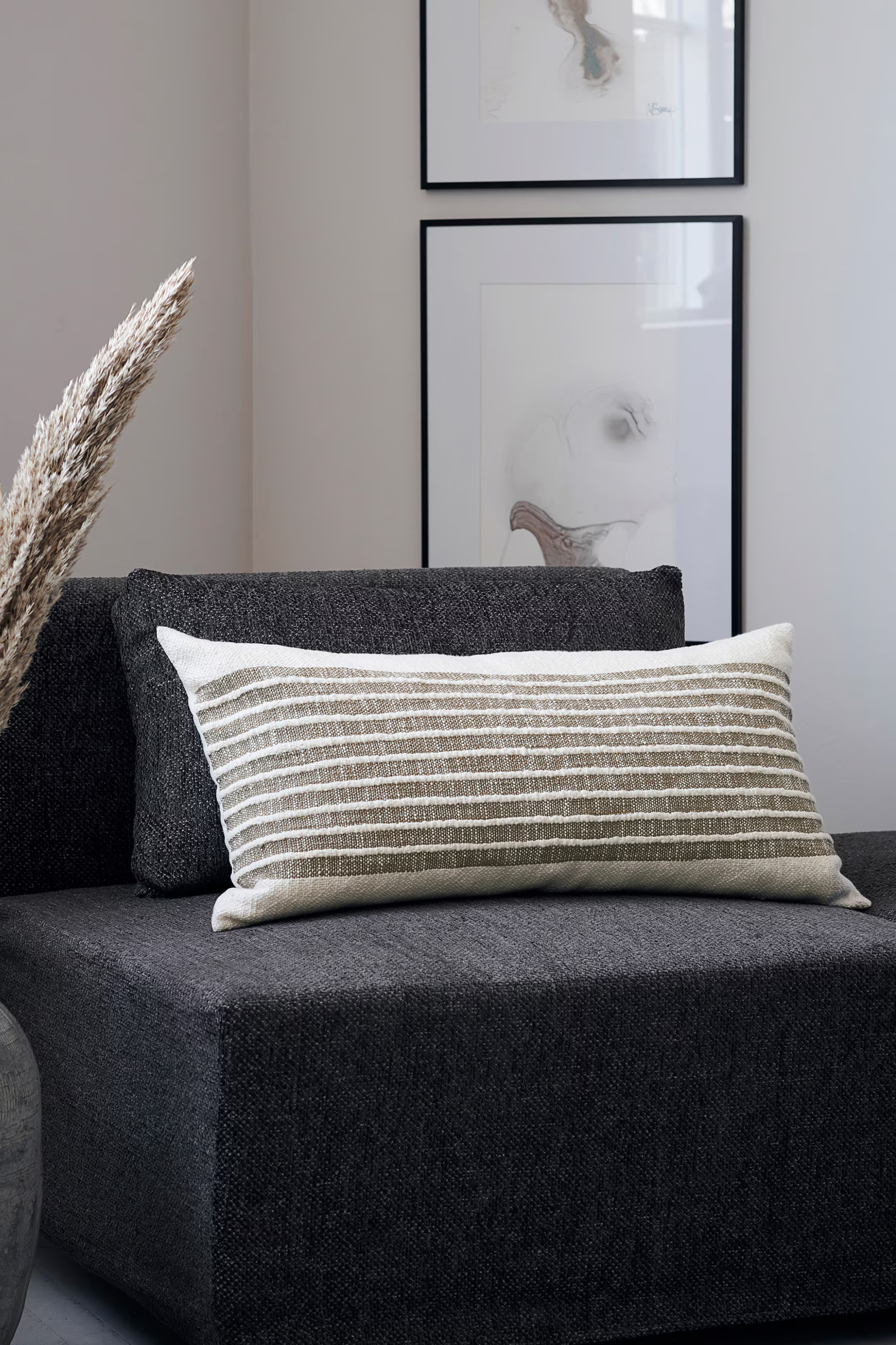 Kussenhoes, Yarn, Mosterd Geel - Mosterd Geel - HOME | H&M NL | H&M (DE, AT, CH, NL, FI)