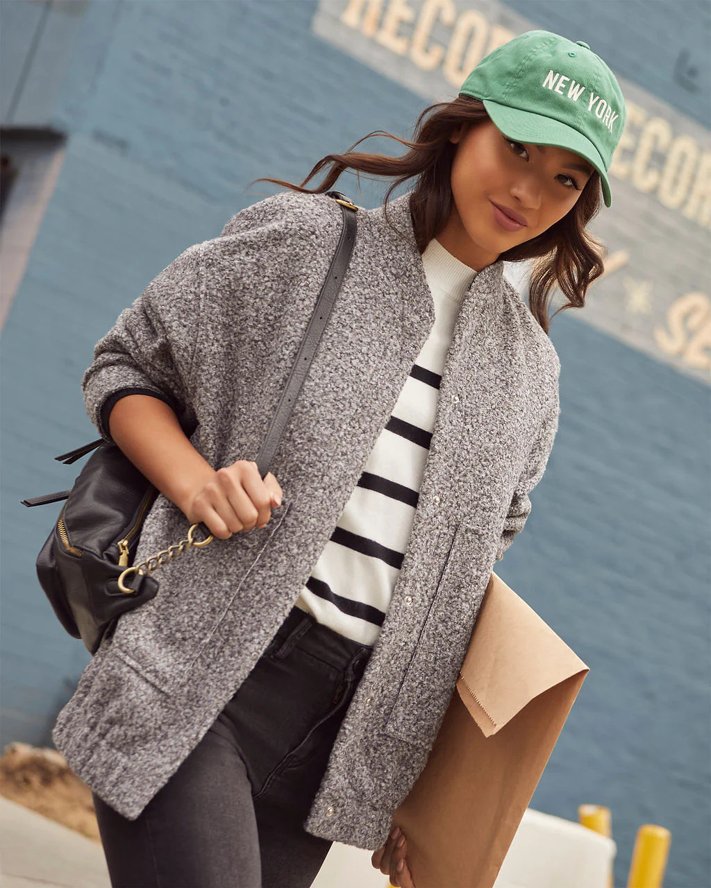 Hannah Textured Bomber Jacket | VICI