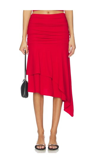 Gresca Rouge Skirt in Red | Revolve Clothing (Global)