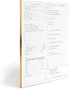 Daily Planner To-Do List Notepad - 50 Page Daily Planner Pad Checklist, To-Do List Notebook, and ... | Amazon (US)