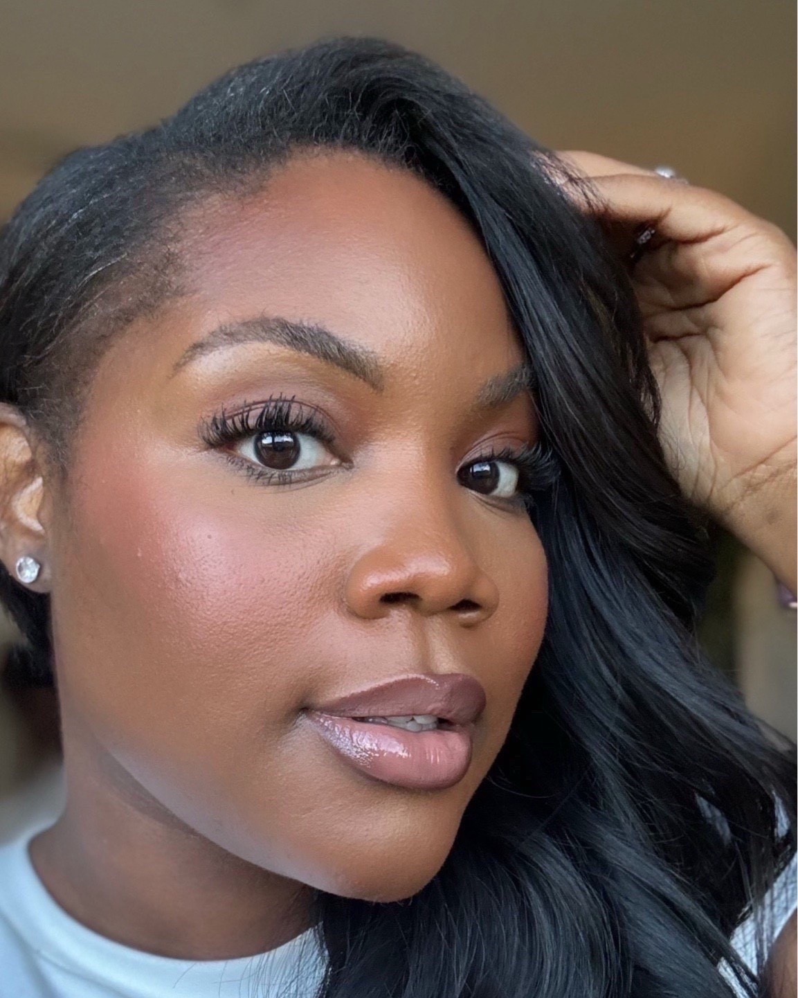 Makeup of the day: 



Foundation Shade:  Neutral Walnut
Concealer Shades: 460 + 420
Bronzer: Espresso (6825)
Powder Bronzer: Mocha Mami
Liquid Blush: Chilly
Powder Blush: Orgasm Rush
Setting Powder: Medium
Face Powder: 65 Toffee
Lip Liner: Chestnut
Lipstick: Yash
Lip Gloss: Dulce Lattee

#LTKMidsize #LTKBeauty