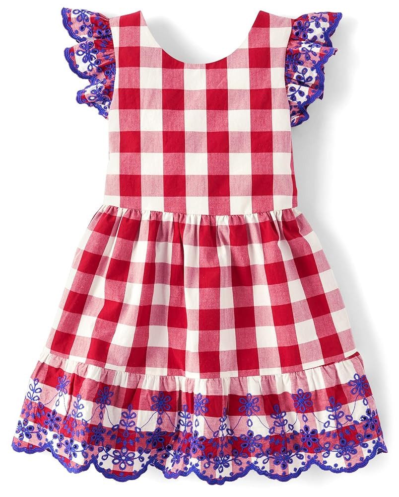 Gymboree Girls' and Toddler Flutter Sleeve Dresses | Amazon (US)