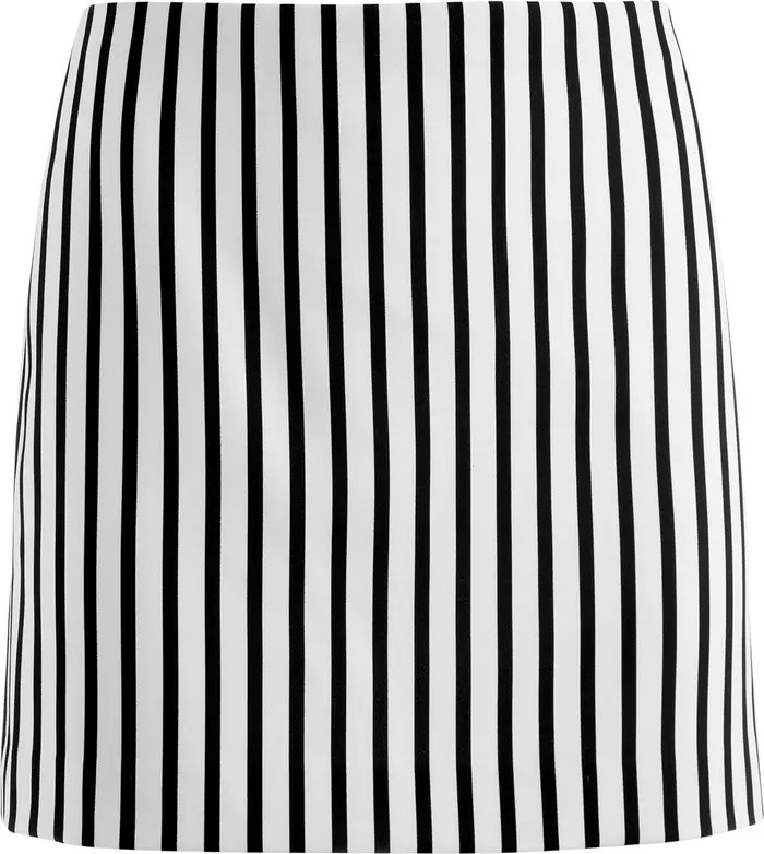 Alice + Olivia Elana Stripe Miniskirt | Nordstrom | Nordstrom