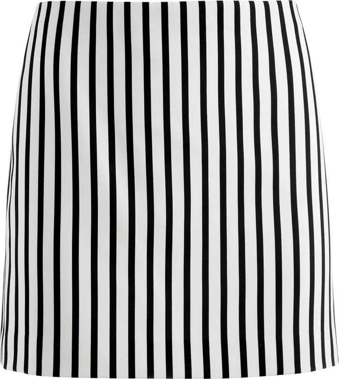 Alice + Olivia Elana Stripe Miniskirt | Nordstrom | Nordstrom