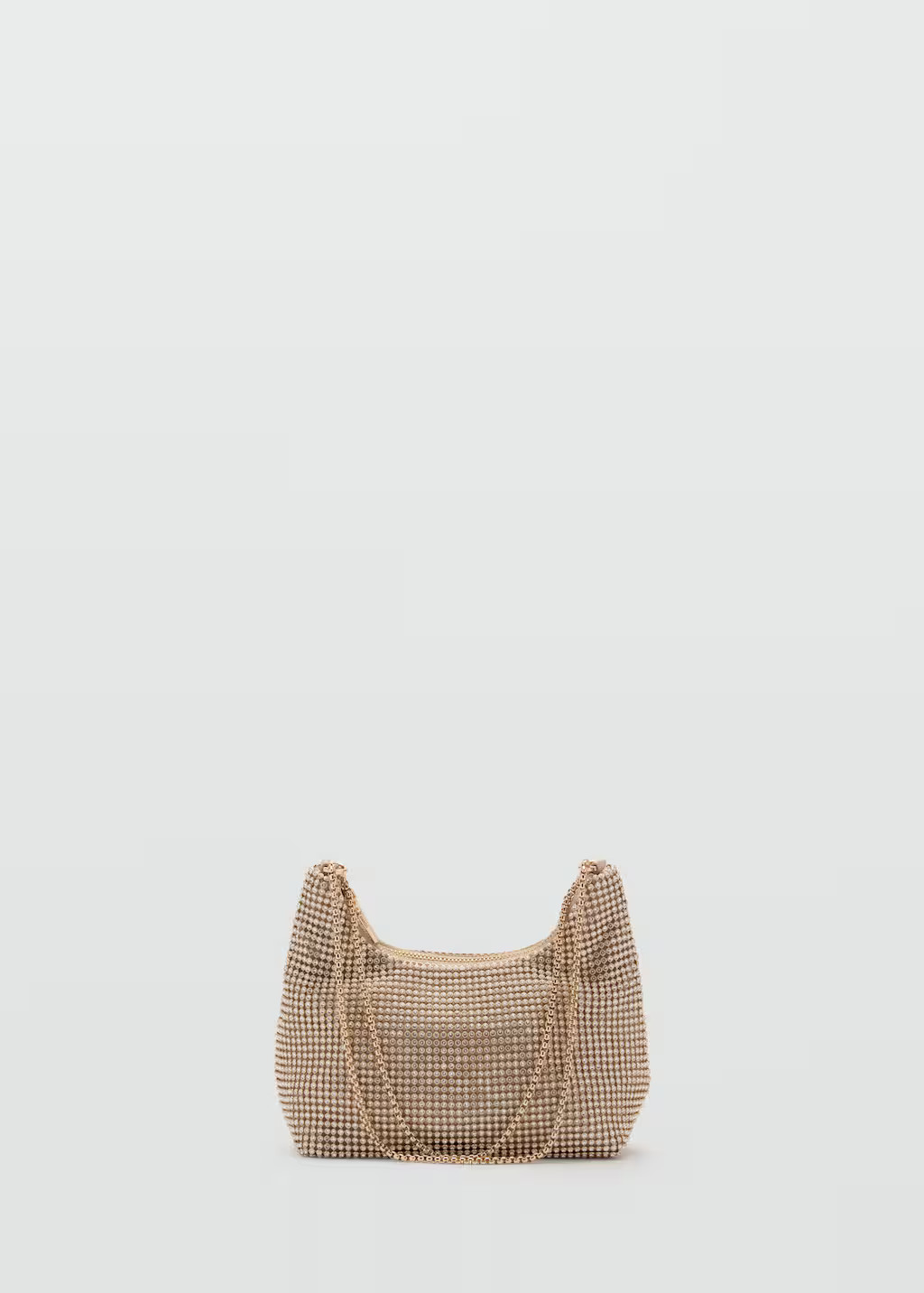 Double-handle crystal bag - Women | MANGO United Kingdom | MANGO (UK)