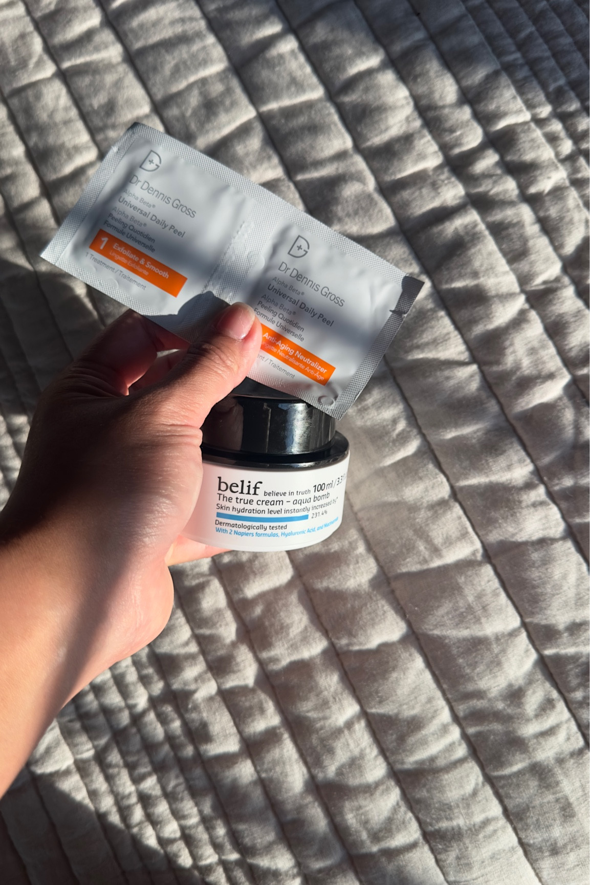PM at-home chemical peel routine 