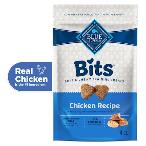 Blue Buffalo Blue Bits Tasty Chicken Soft-Moist Training Dog Treats, 4 oz. | Petco