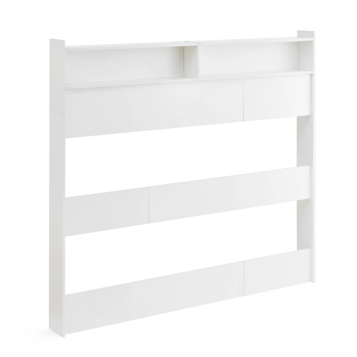 Yak About It Long Cube Bedside Shelf  - White | Wayfair North America
