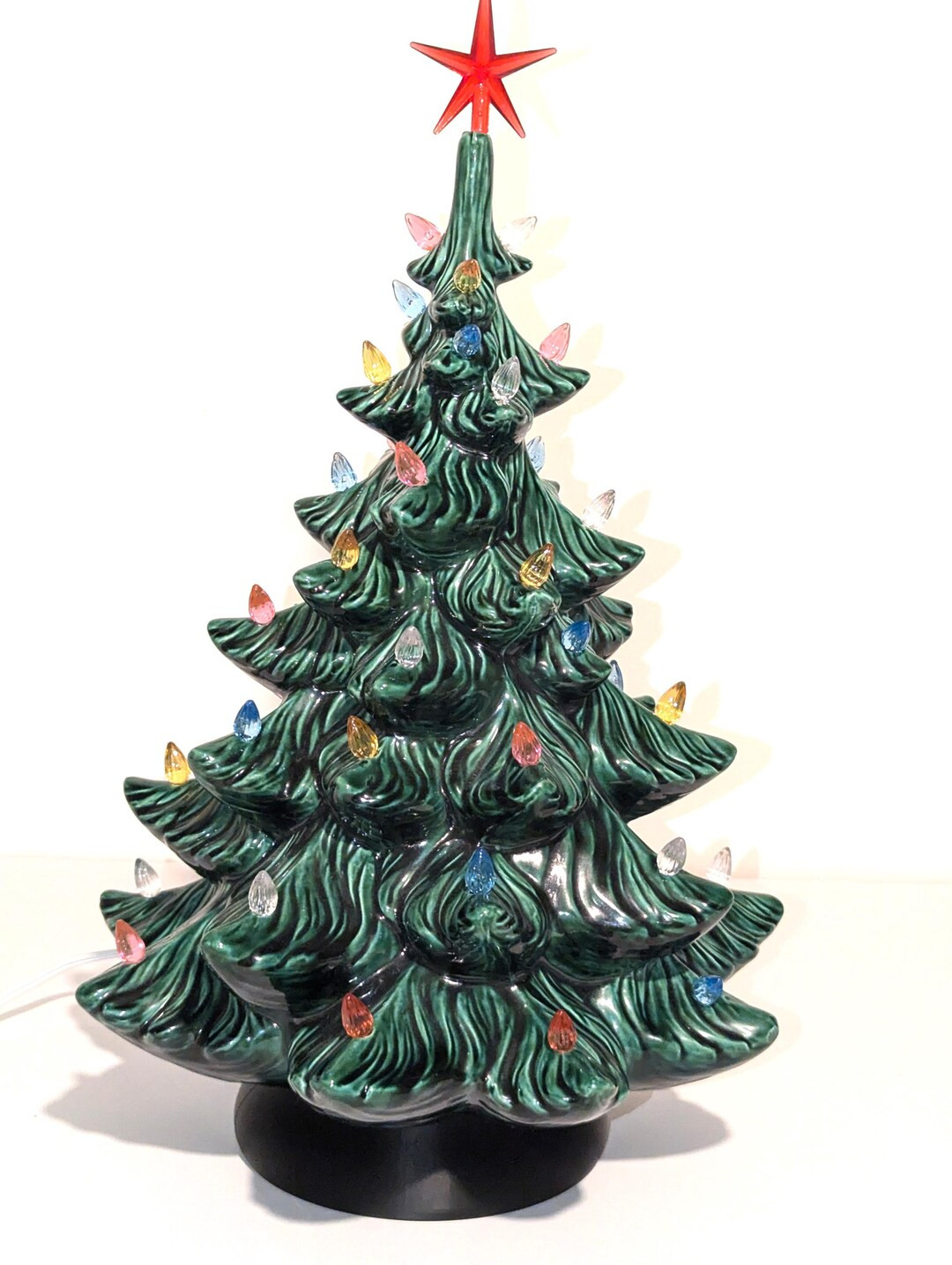 Vintage Atlantic Mold Ceramic Christmas Tree 17" | Etsy (US)