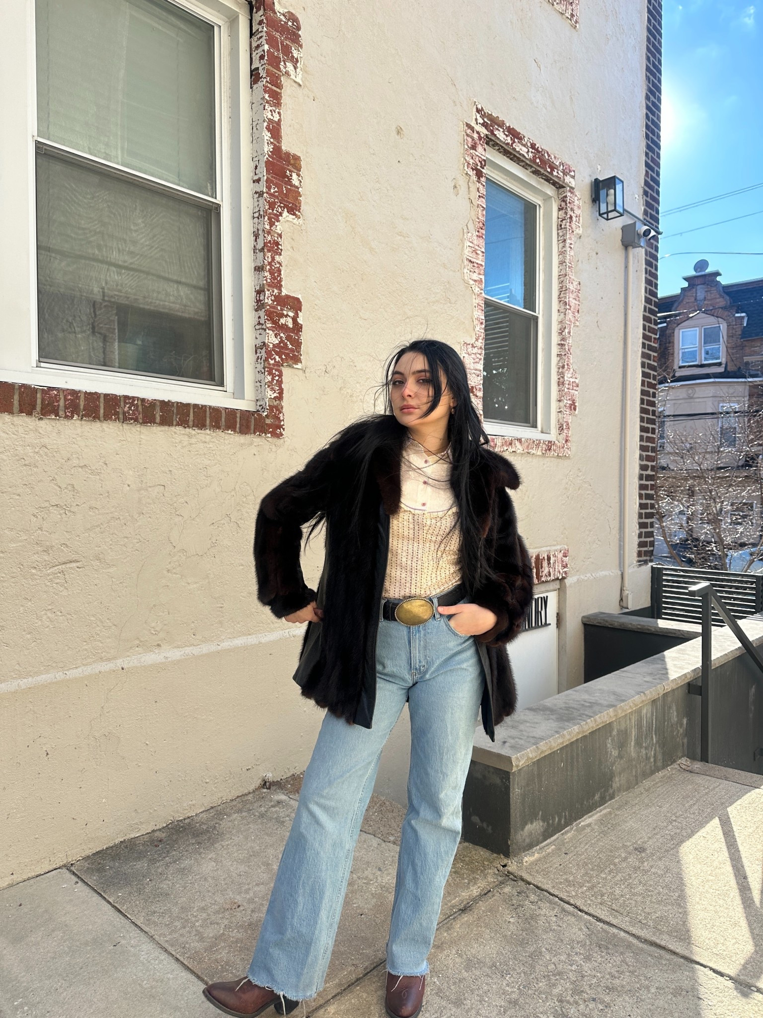 feeling western this week! linking my jeans and free people belt! 

#LTKootd