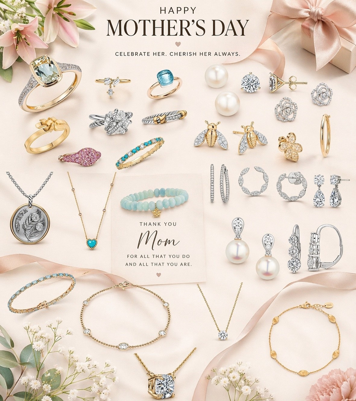 Happy Mothers Day Jewelry... Nothing says more ♥️ than 💎#mothersdaygiftideas 