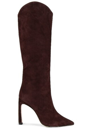 Schutz Maryana Sculpt Boot in Dark Chocolate from Revolve.com | Revolve Clothing (Global)