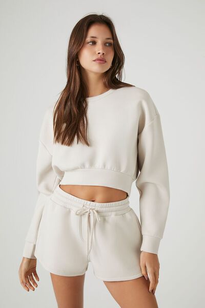 Cropped Drop-Sleeve Pullover | Forever 21 (US)