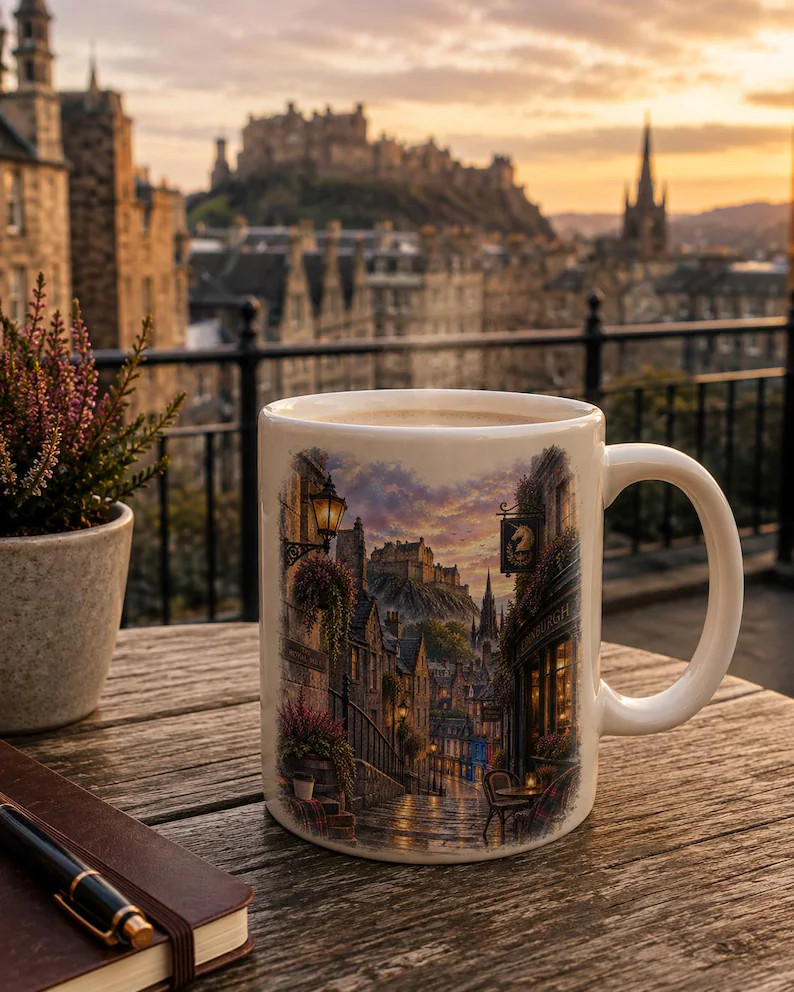 Edinburgh Scotland PNG, Edinburgh Watercolor Clipart, Royal Mile Victoria Street Art, Scotland Tr... | Etsy (Global)