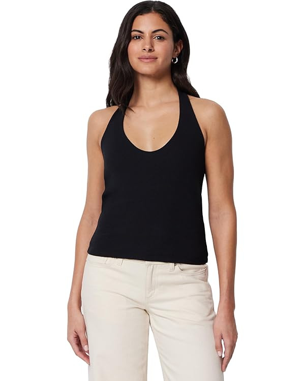 Amazon Essentials Women's Slim-Fit Ribbed Halter Top | Amazon (US)