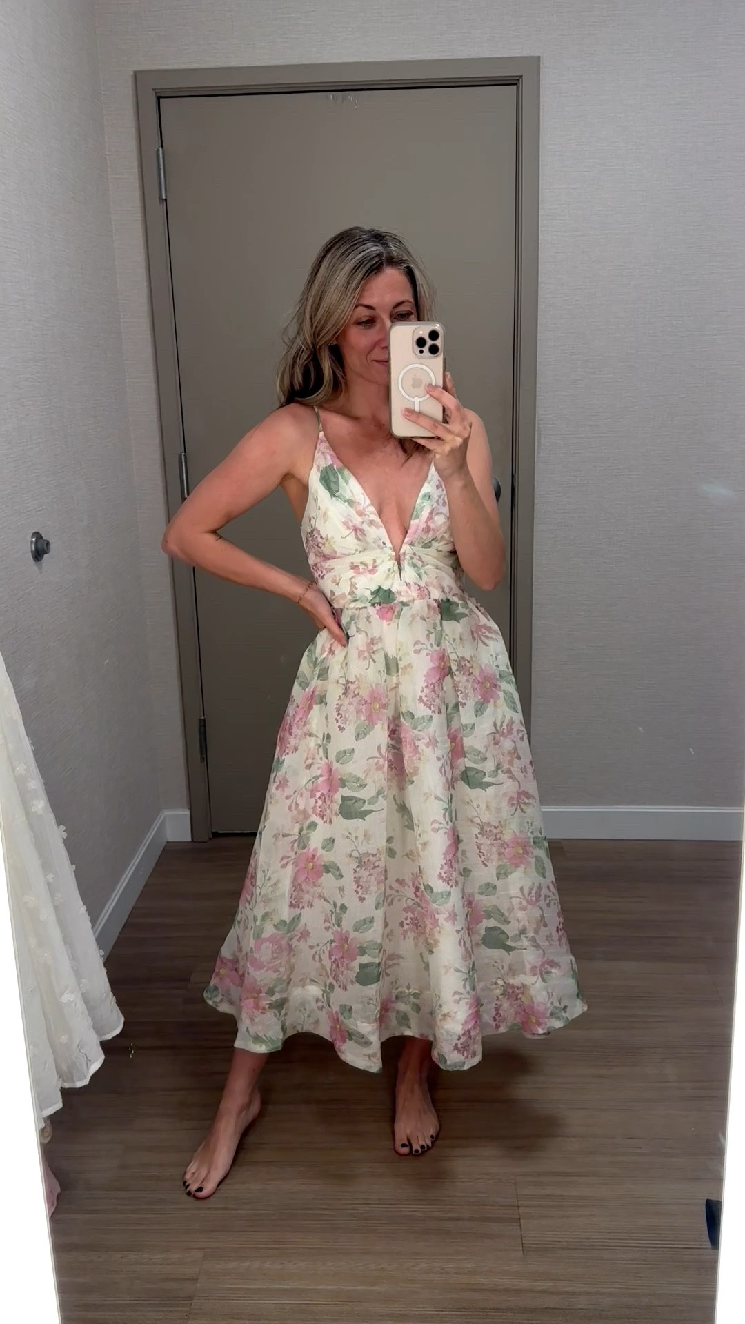 Oh my gosh this ASTR the label spring floral dress checks all the boxes y’all! It literally fits like a glove and so elegant and flattering! The perfect dress for this spring. Wearing an XS

#LTKPetite #LTKOver40 #LTKWedding