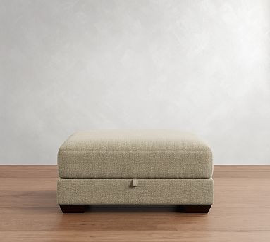 Big Sur Square Arm Sectional Storage Ottoman | Pottery Barn (US)
