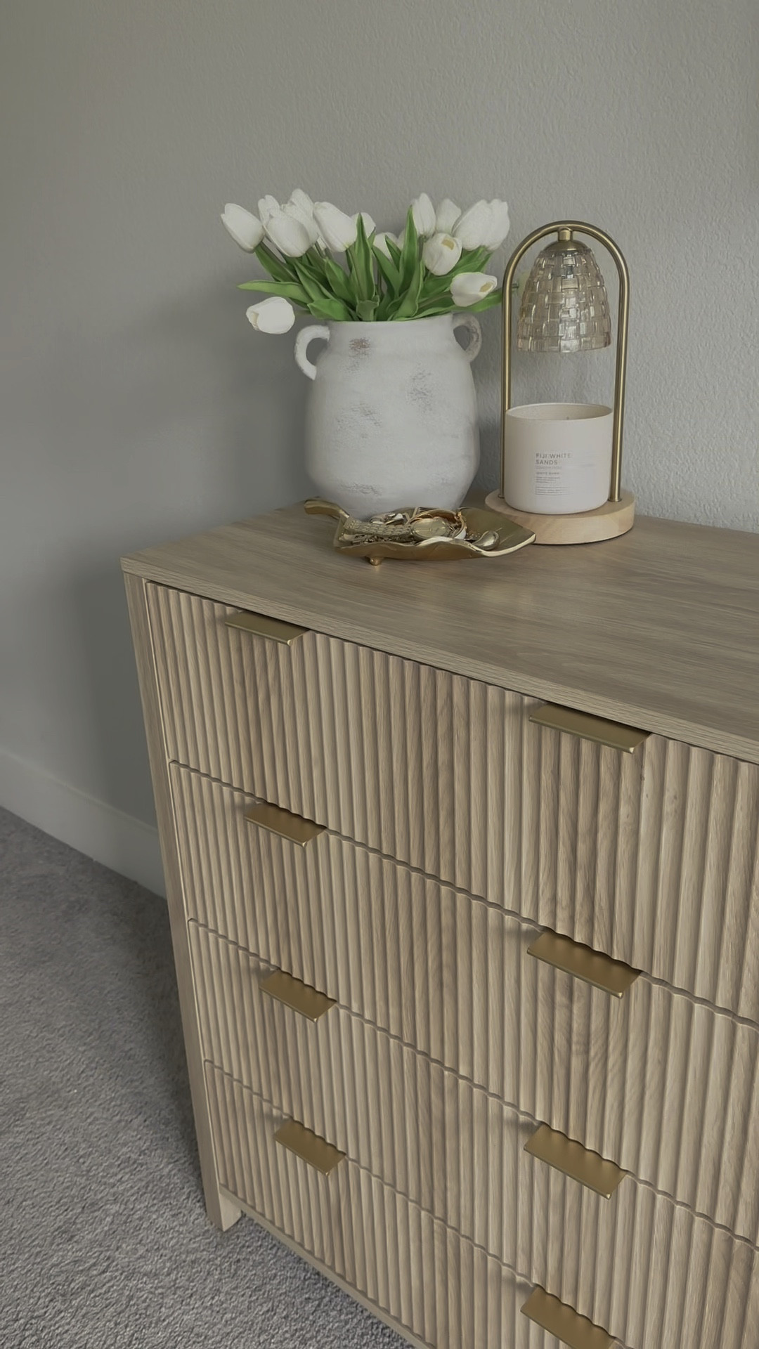 Come build the most beautiful bedroom dresser with me! I am loving how warm and cozy this dresser makes our main bedroom feel #bedroomdecor #dresser #midcenturymodern

#LTKHome #LTKU #LTKStyleTip

#LTKStyleTip #LTKHome #LTKVideo