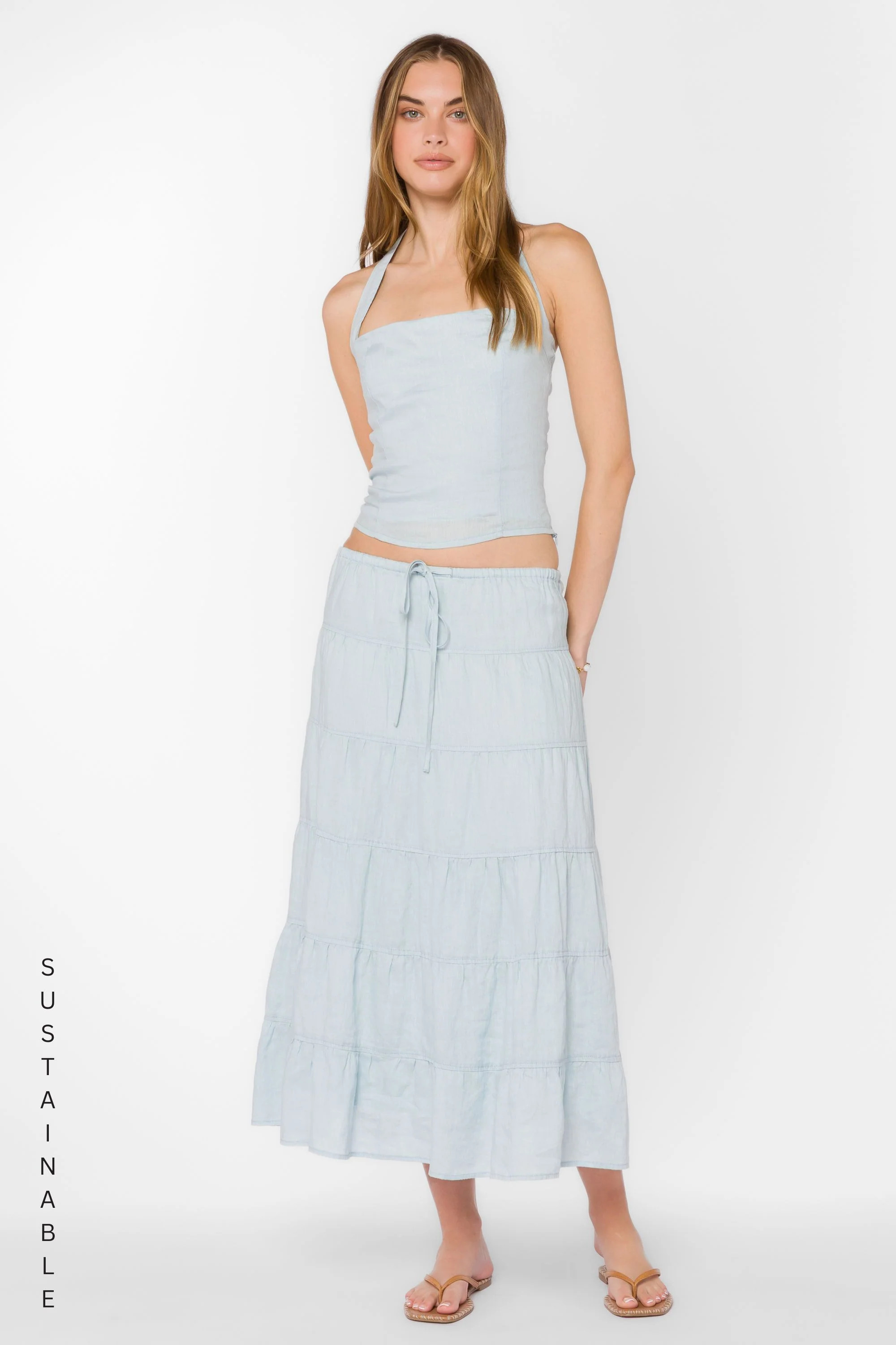 Claremont Blue Skirt | Velvet Heart Clothing