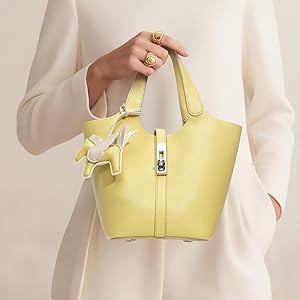 Tote Bag for Women Vegan Leather Bucket Purse for Women Top Handle Handbag Shoulder Bag with Deta... | Amazon (US)