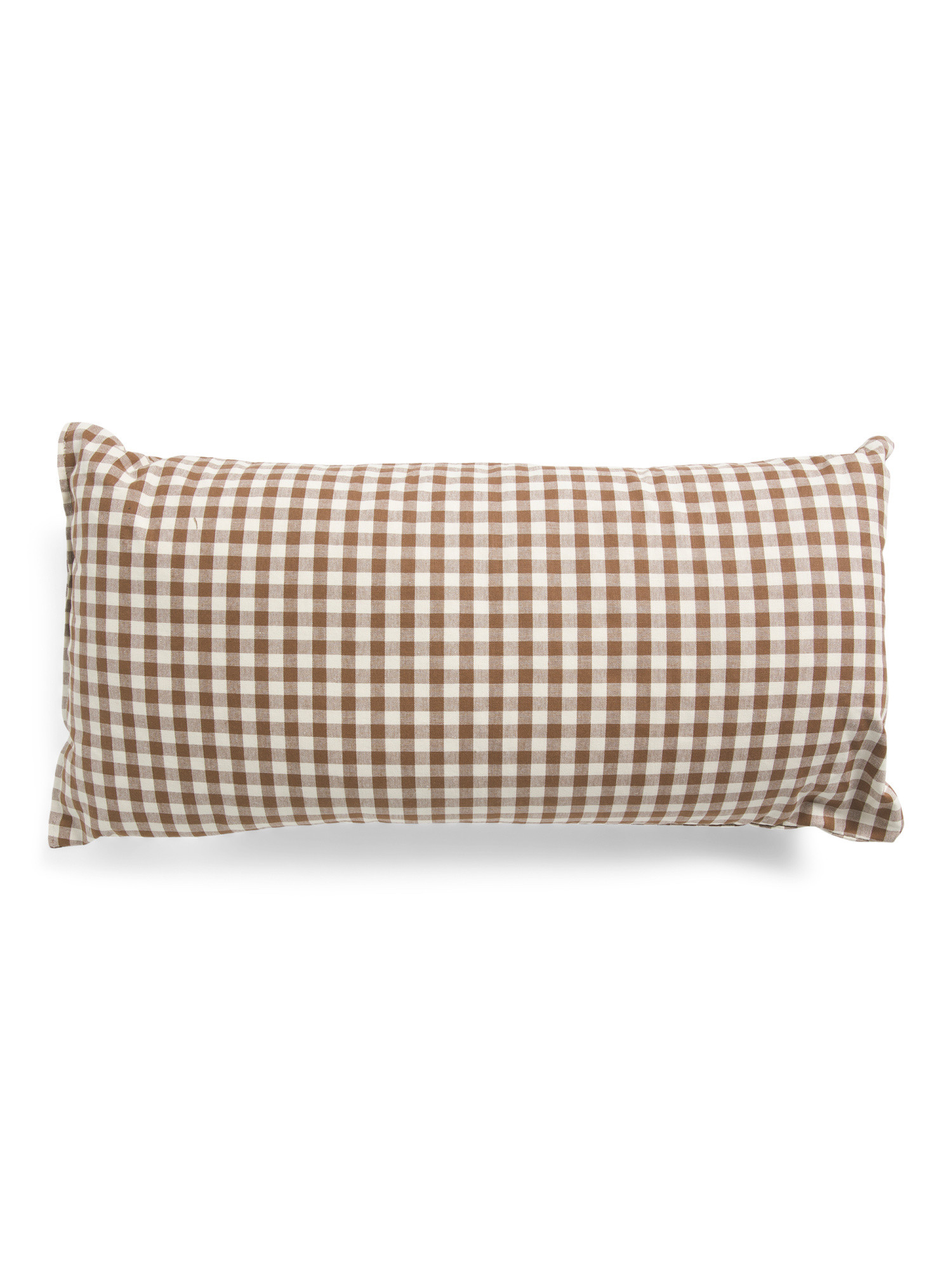 Made In Usa 14x27 Cotton Clean Check Gingham Lumbar Pillow | Home | Marshalls | Marshalls