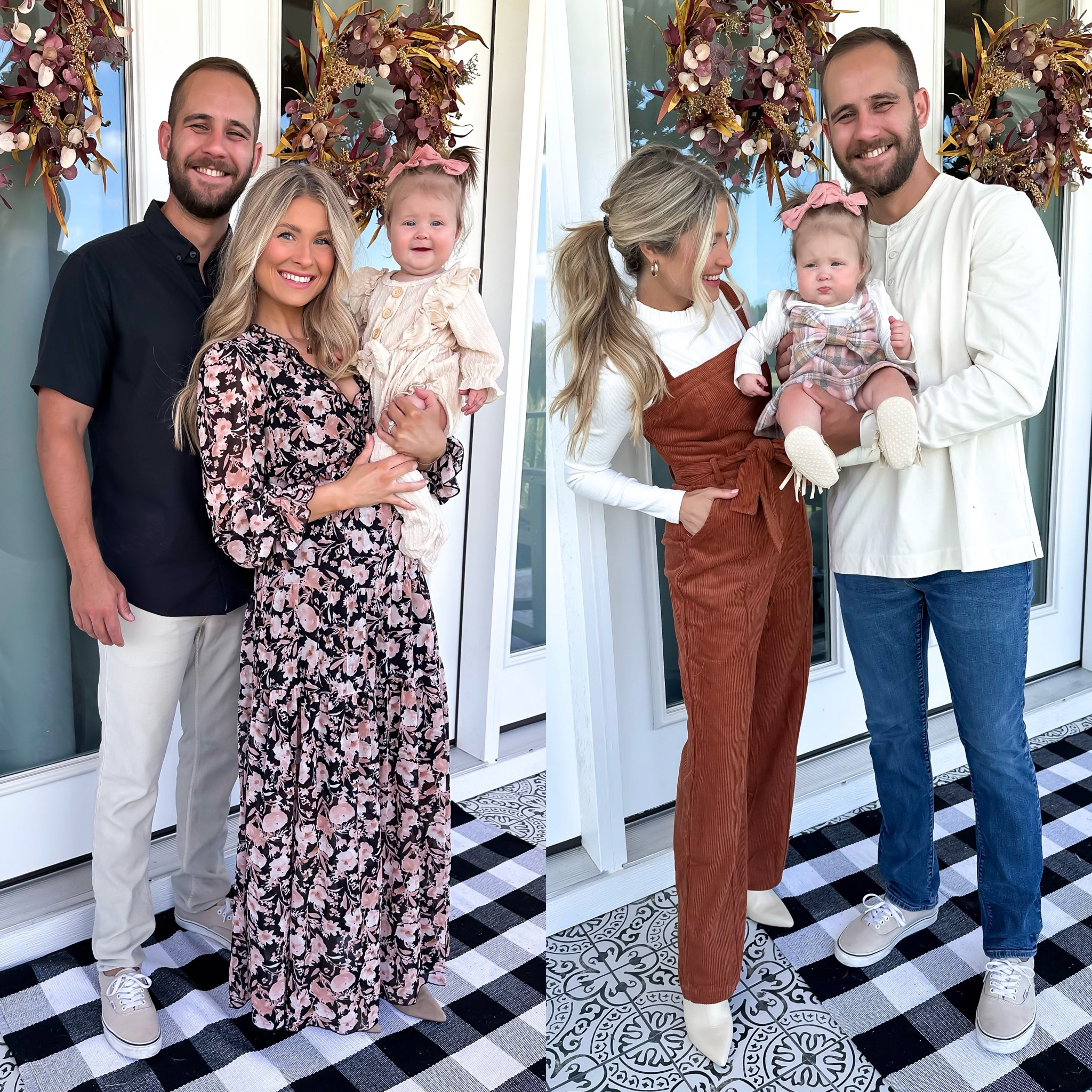 Fall family photo inspo. Fall picture outfit. Mom style. Dad style. Baby style. Family fashion. Matching outfits.

#LTKfindsunder100 #LTKstyletip #LTKSeasonal