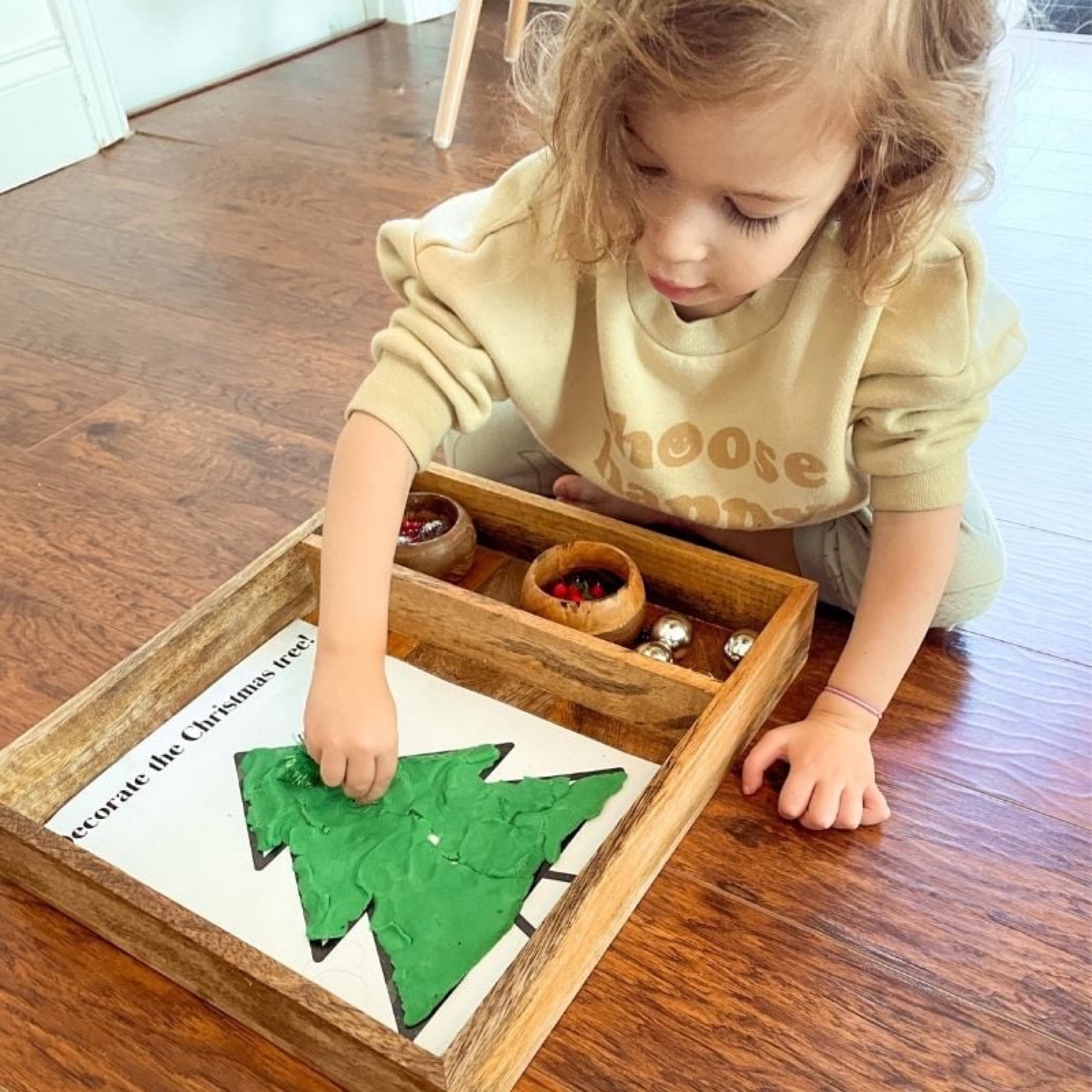 I love holiday play dough mats for my kids! You can use my Christmas printables, contact paper, and play dough to create a sensory box!

#LTKSeasonal #LTKHoliday #LTKkids