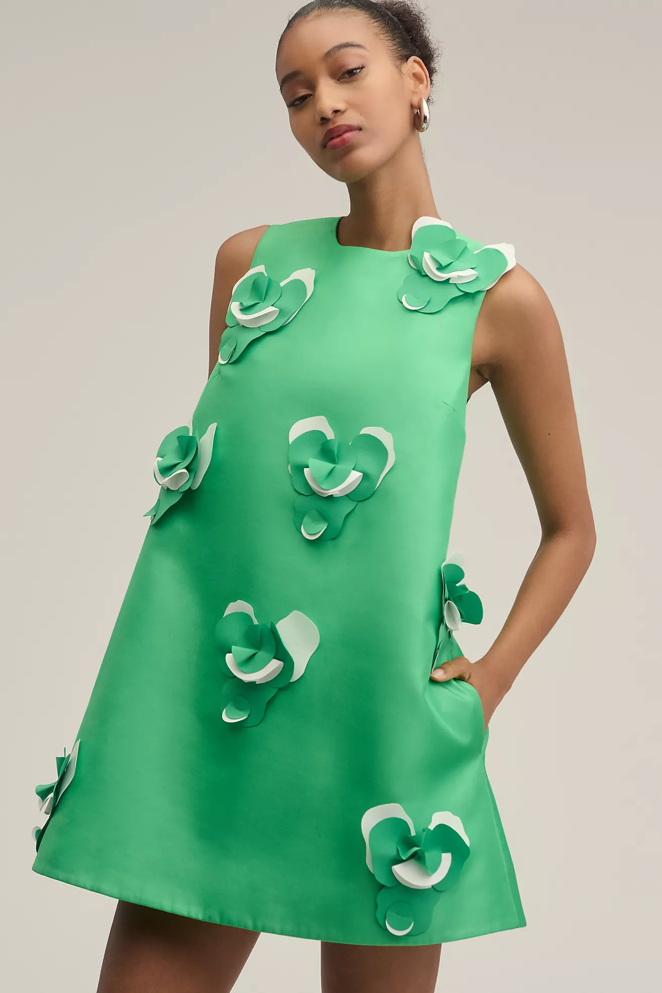 Acler Yarwin 3D Sleeveless Swing Dress | Anthropologie (US)