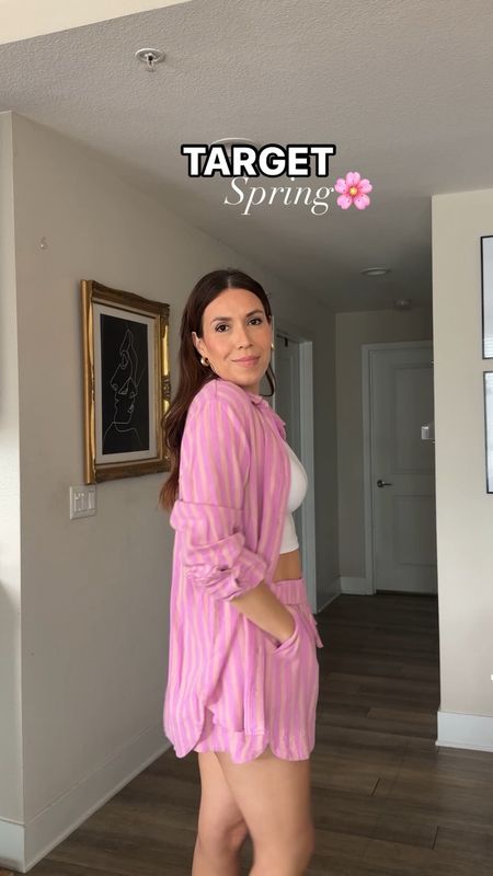 Target Spring finds 

Sized down for linen pants. And sized up on the pink striped shirt 

| spring dresses | matching sets | beach cover up | white button up shirt | swim | bikini | 

#LTKswim #LTKSpringSale #LTKSeasonal