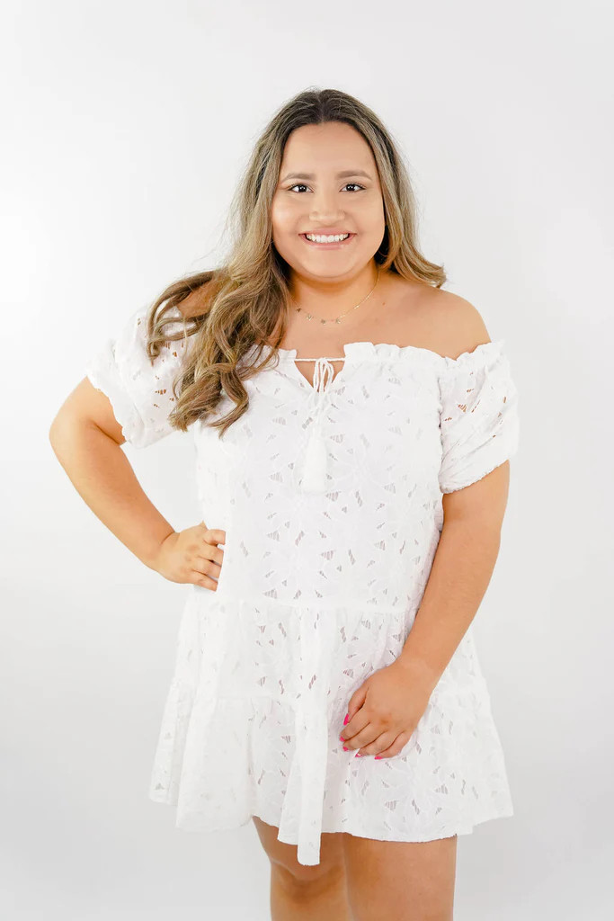 Calin Eyelet Babydoll Dress | Dress & Dwell