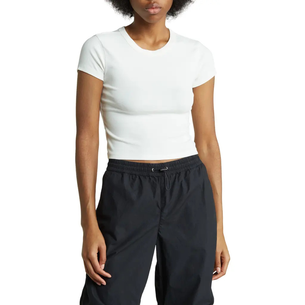 Abound Short Sleeve Baby Tee in Ivory at Nordstrom Rack, Size Medium | Nordstrom Rack