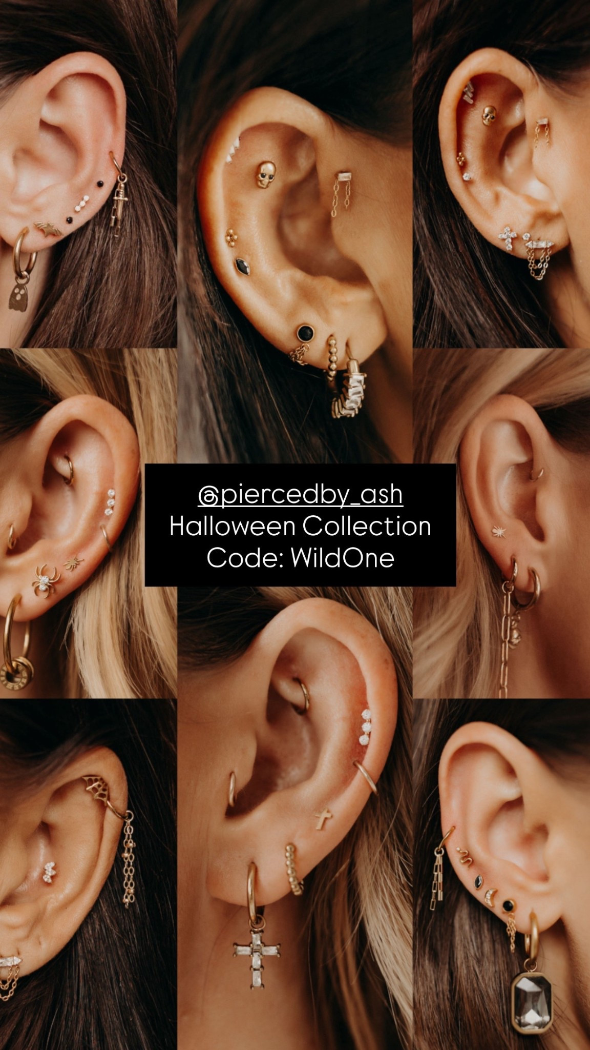 Pierced by Ash - Halloween Earring Drop 
Code: WildOne

#LTKStyleTip