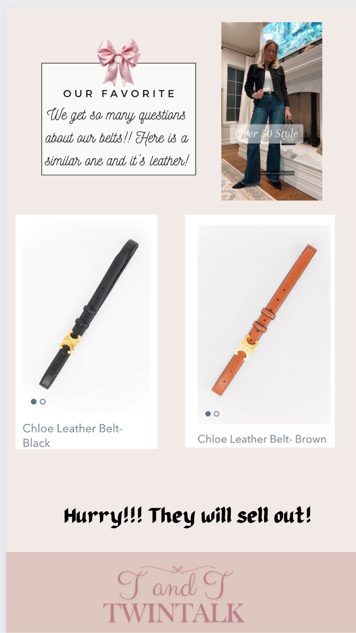 These belts are French inspired and go with so many outfits!  

#LTKover40 #LTKfindsunder100 #LTKstyletip