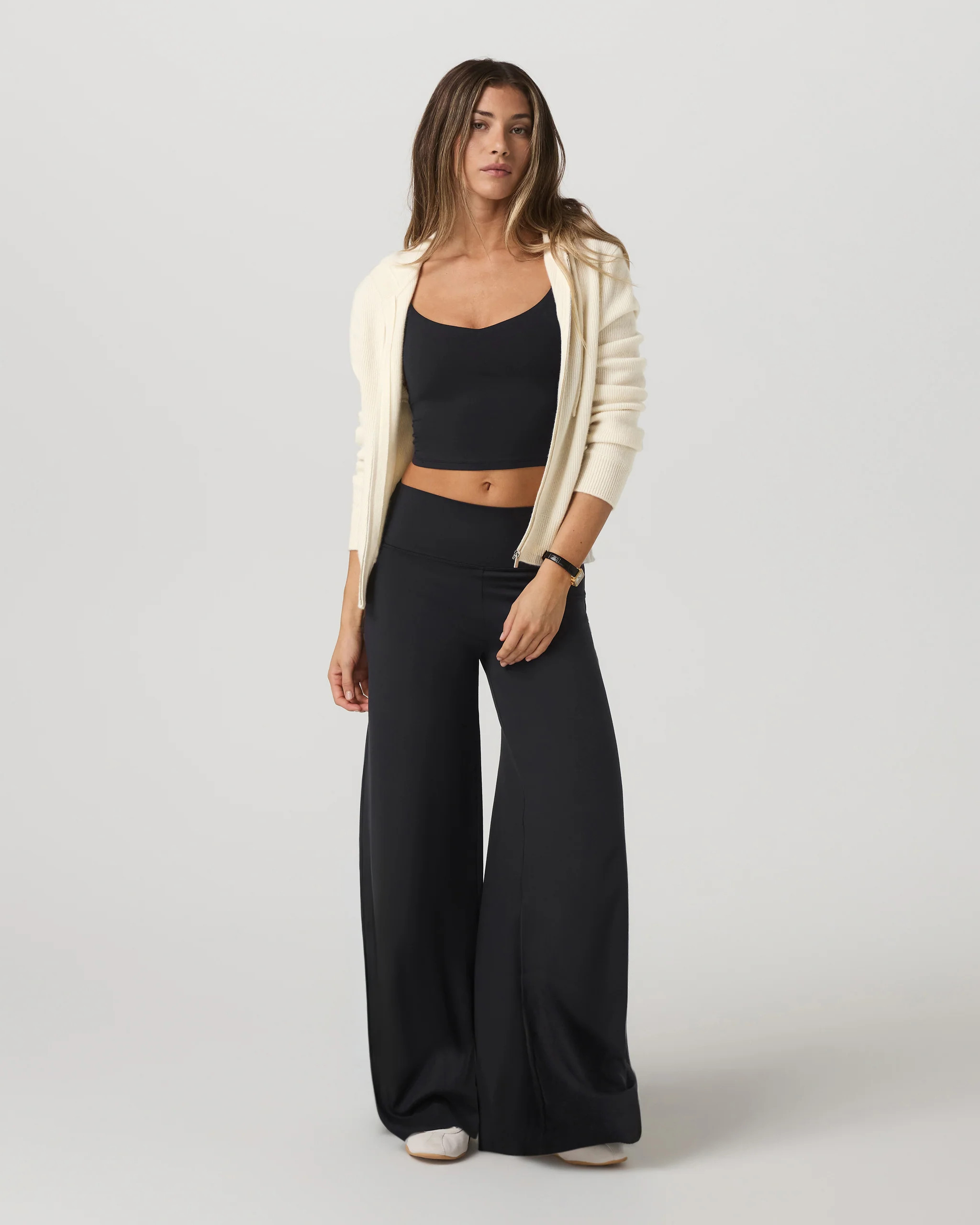 Vuori Halo Easy Wideleg Pants | Solid Black | Small | Vuori Clothing (US & Canada)