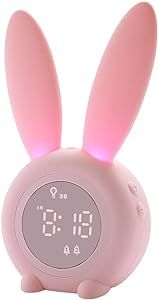 Kids Alarm Clock for Kids, Children's Alarm Clocks for Girls Boys Bedroom, Night Light for Kids, ... | Amazon (US)