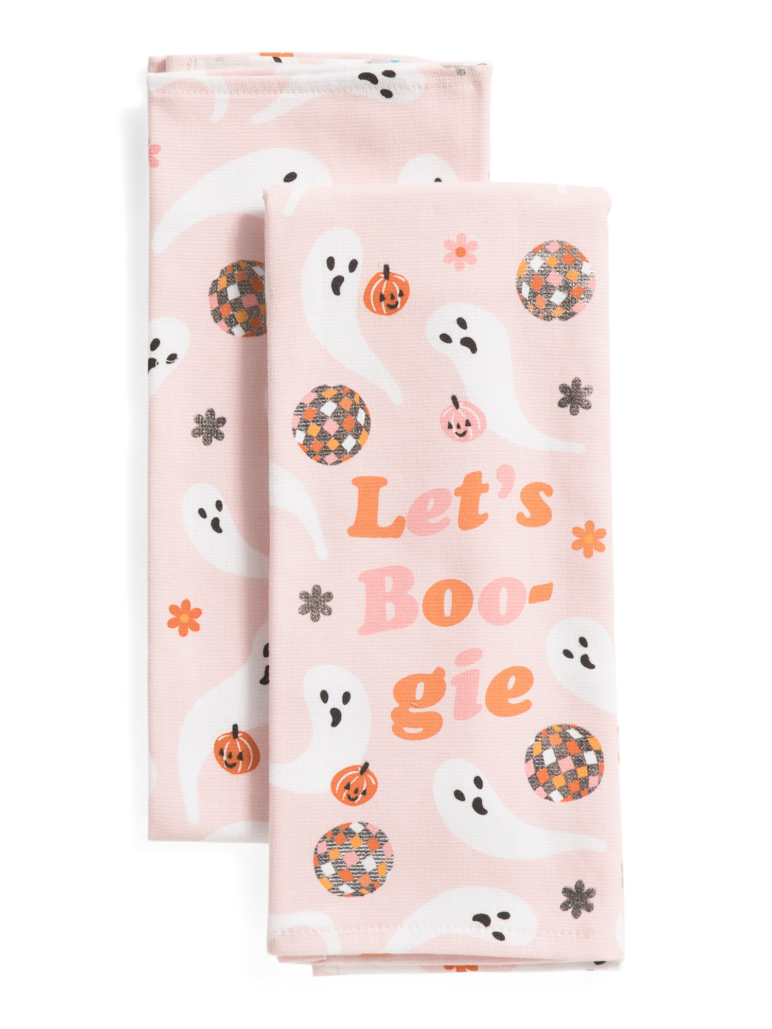 Set Of 2 Let's Boogie Kitchen Towels | Halloween | Marshalls | Marshalls