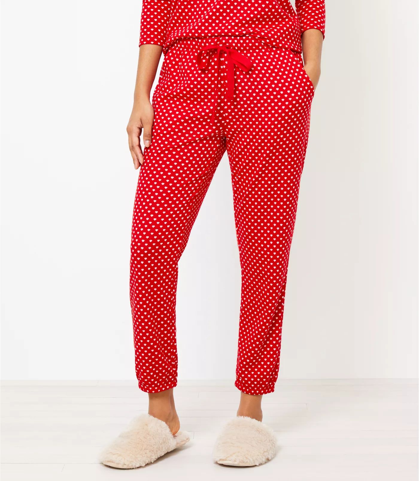 Heart Cozy Pajama Pants | LOFT