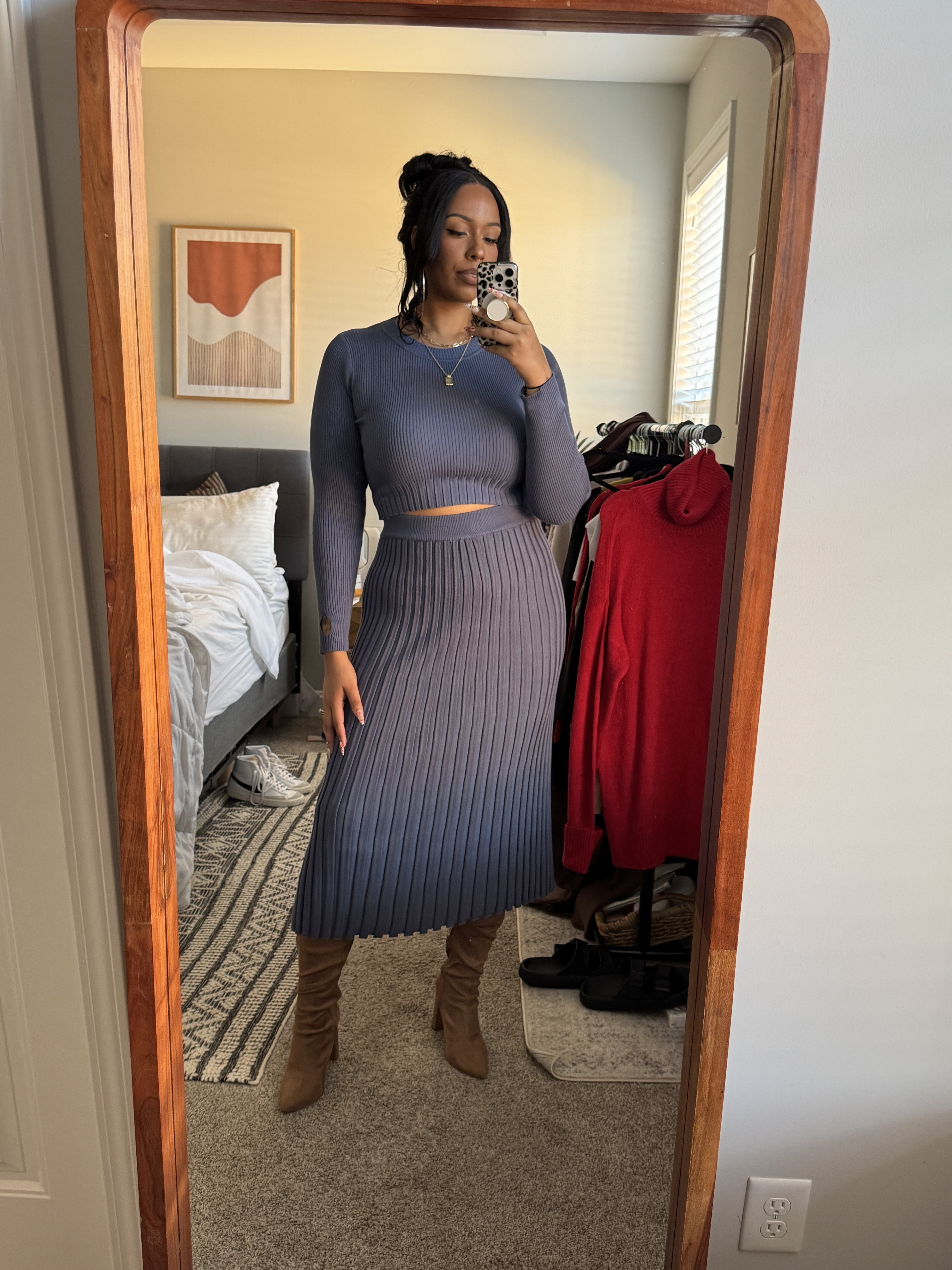 Two piece set from Amazon in a tall size 12. I’m wearing a medium. Has a lot of stretch. 



#LTKMidsize #LTKBeauty #LTKStyleTip