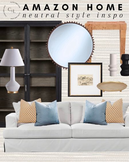 Amazon Home Neutral Style Inspiration! Here are some of my favorite interior design finds from Amazon! These items elevate a space, and whether you’re just looking for a new art piece, or a new couch, Amazon is the one stop shop to create a beautiful living space.

Velvet throw pillows, light blue pillows, light blue velvet, pillow covers, blue pillow covers, antique wall decor, framed antique art print, wall art, antique wall art, hand block print pillow, pillow cover, down alternative pillow, round decorative mirror, accent mirror, Accent cabinet, black and gray design style, signature design, glass panel doors, adjustable shelving, cabinet with shelving, Burlwood end table, engineered wood end table, neutral end table, brass tip table legs, slipcovered sofa, neutral sofa, performance fabric, performance sofa, Table lamp, 29 inch table lamp, ceramic table lamp, bedside table lamp, transitional lamp, interior lighting, home decor, fluted vases, unique vases, modern decorative tray, metal footed tray, textured tray, golden tray, large decorative tray



#LTKhome #LTKfindsunder100 #LTKstyletip