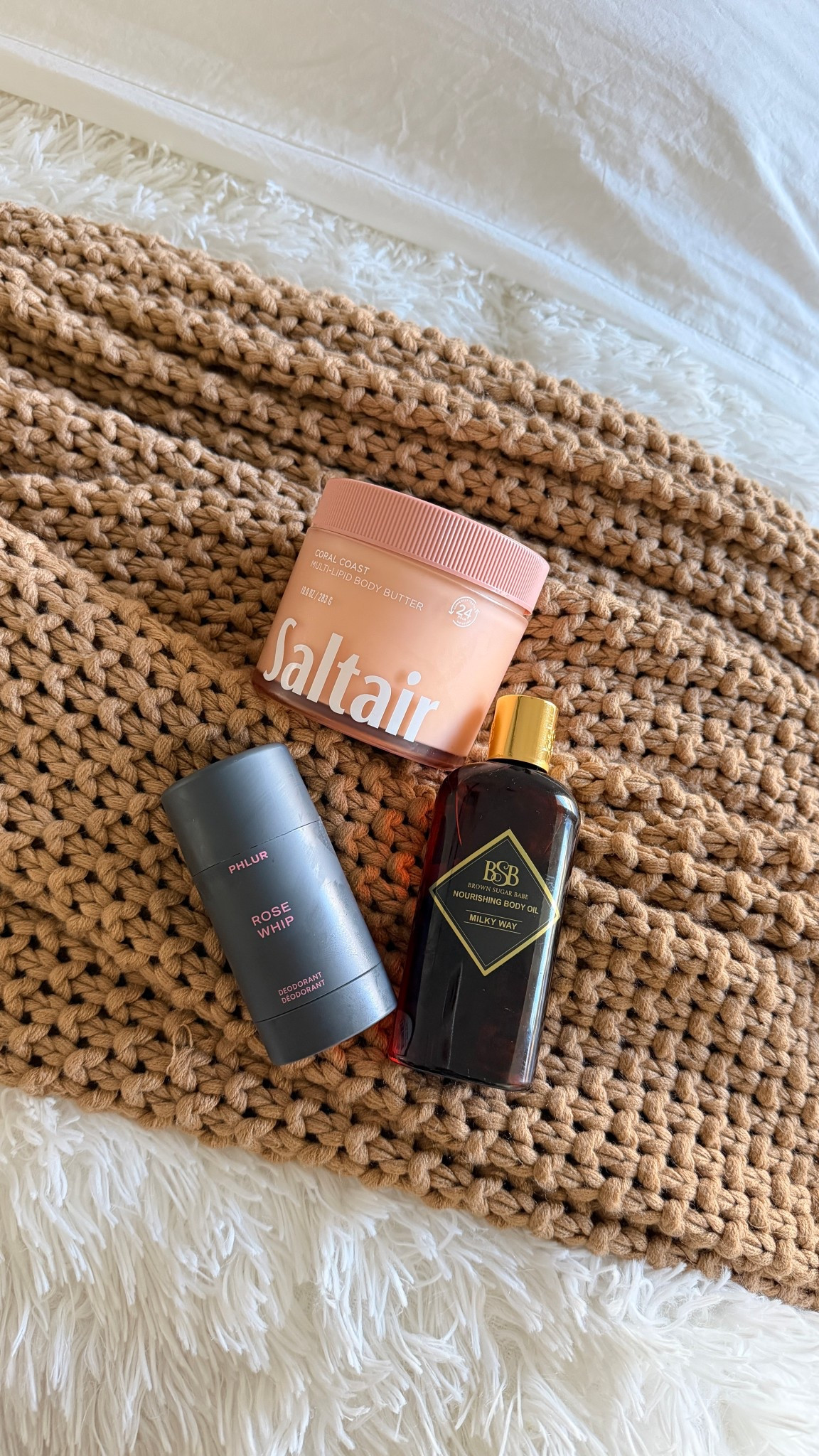 My delicious body are combo. Creamy, milky and downright good!