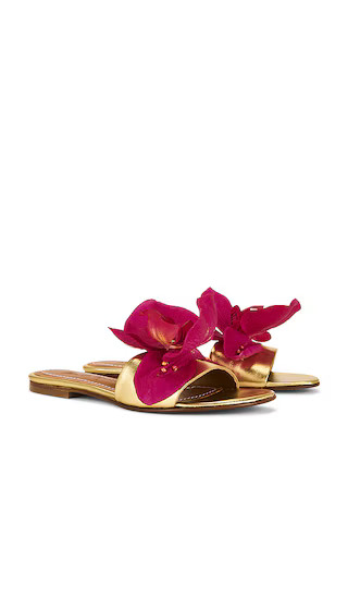Ophelia Sandal in Gold & Pink | Revolve Clothing (Global)