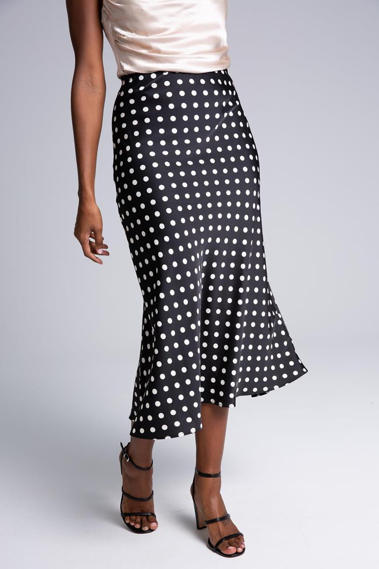 Bias Cut Printed Maxi Skirt | South Moon Under