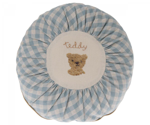 Checked Teddy Cushion, Small | MailegUSA