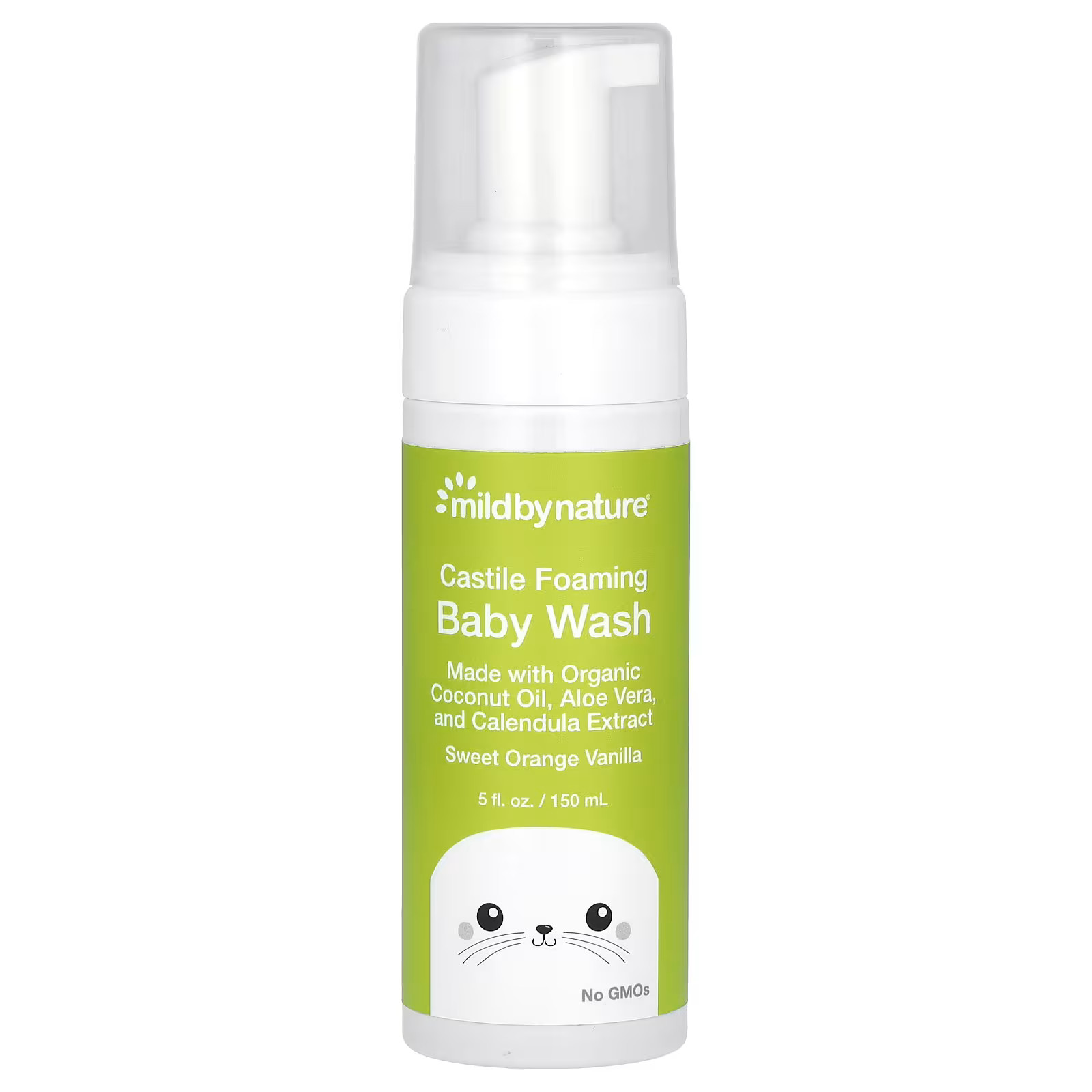 Foaming Castile Baby Wash, Sweet Orange Vanilla, 5 fl oz (148 ml) | iHerb