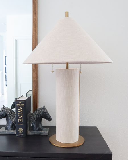 Linen empire shade modern table lamp, love this lamp so much!

#LTKhome #LTKsalealert #LTKstyletip